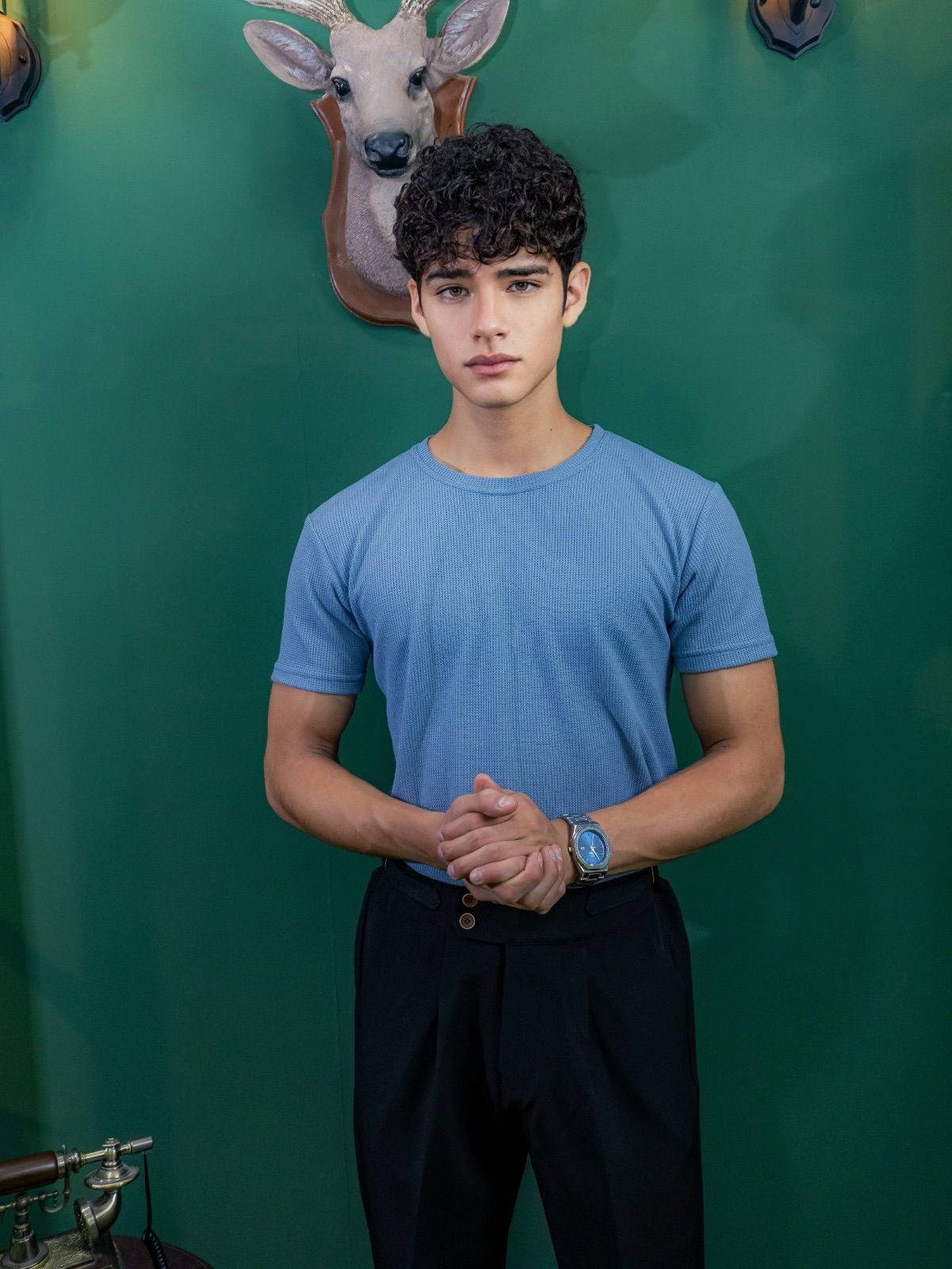 POLO SLIM FIT WAFFLE